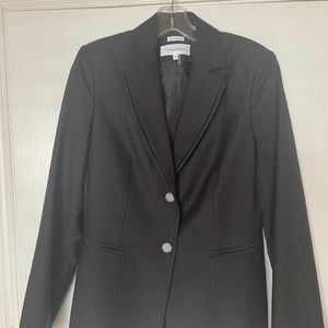 Calvin Klein gray pin stripe ladies suit jacket (matching skirt available too)